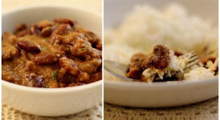 rajma chawal (red kidney beans with rice)