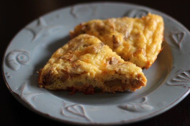 frittata with veggies and chicken