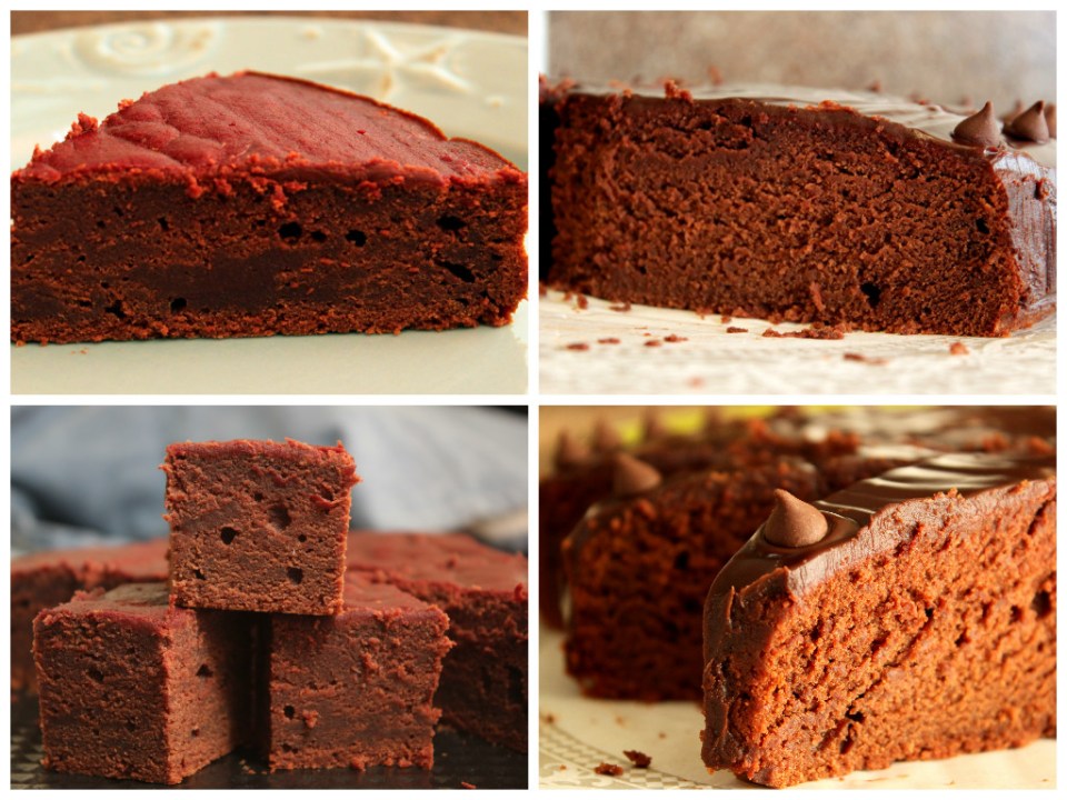 dense vs. moist chocolate beetroot cake