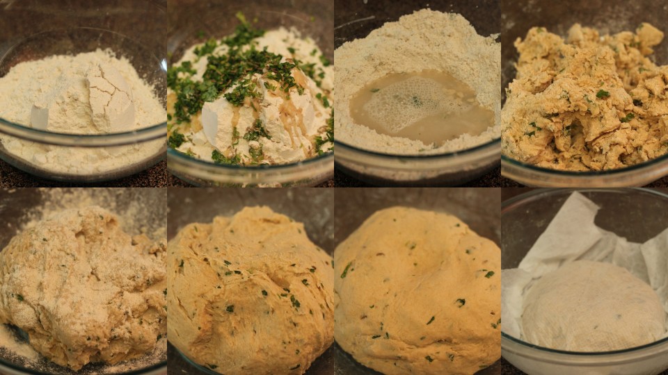 Prepare the dough for laccha parathas